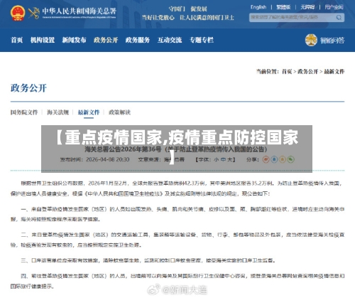 【重点疫情国家,疫情重点防控国家】