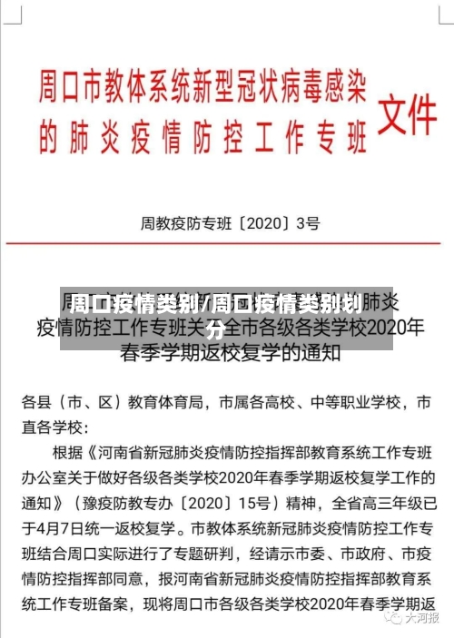 周口疫情类别/周口疫情类别划分