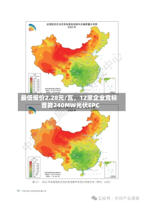 最低报价2.28元/瓦	，12家企业竞标晋能240MW光伏EPC-第2张图片