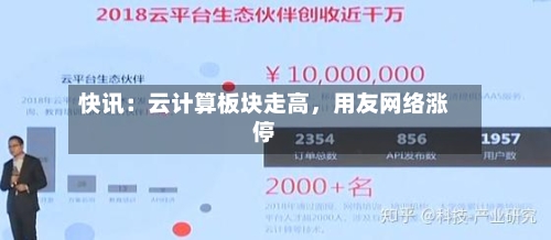 快讯：云计算板块走高，用友网络涨停-第3张图片