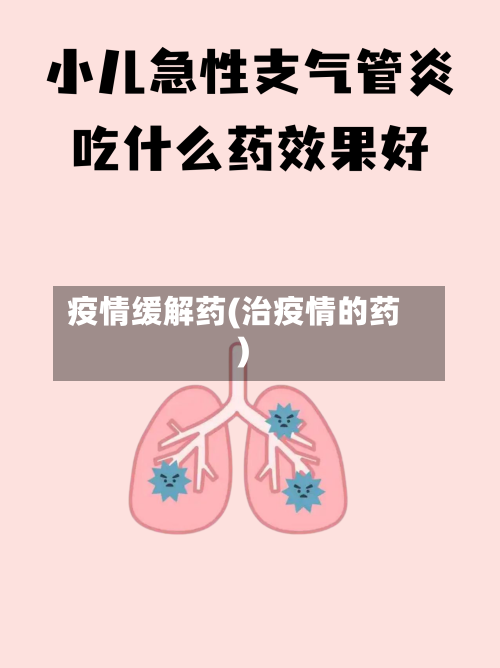 疫情缓解药(治疫情的药)