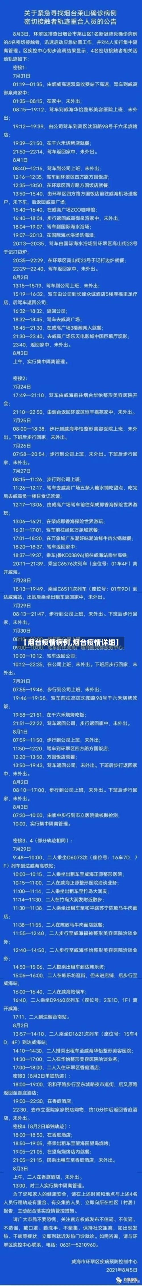 【烟台疫情病例,烟台疫情详细】-第2张图片