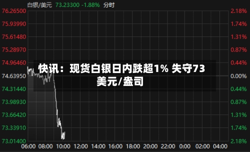 快讯：现货白银日内跌超1% 失守73美元/盎司-第2张图片