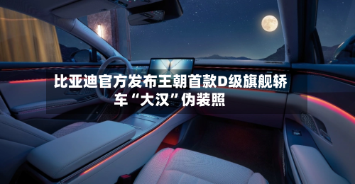 比亚迪官方发布王朝首款D级旗舰轿车“大汉”伪装照-第2张图片