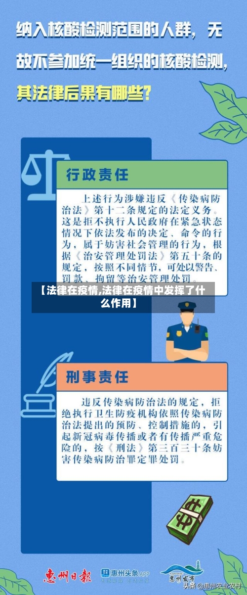 【法律在疫情,法律在疫情中发挥了什么作用】-第3张图片