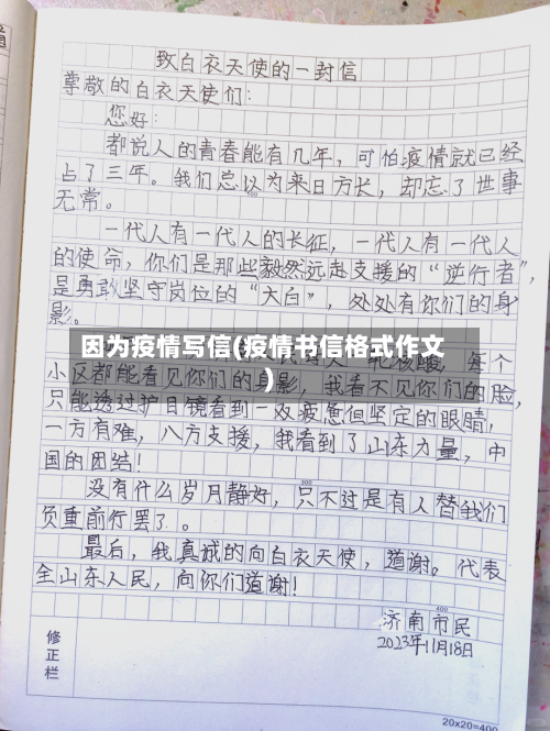 因为疫情写信(疫情书信格式作文)-第2张图片