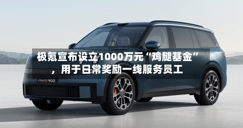 极氪宣布设立1000万元“鸡腿基金”	，用于日常奖励一线服务员工-第2张图片