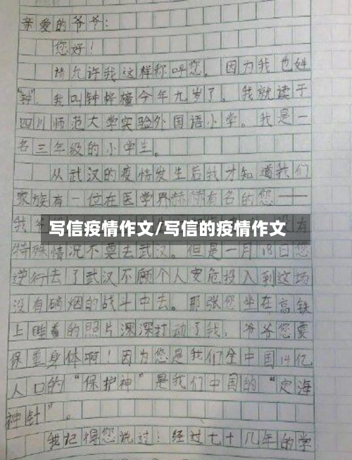 写信疫情作文/写信的疫情作文-第3张图片