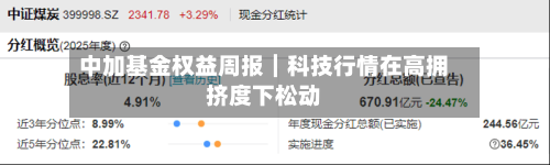 中加基金权益周报︱科技行情在高拥挤度下松动-第3张图片