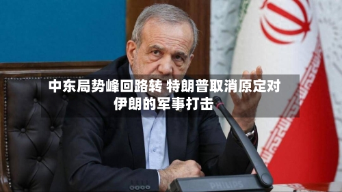 中东局势峰回路转 特朗普取消原定对伊朗的军事打击-第2张图片