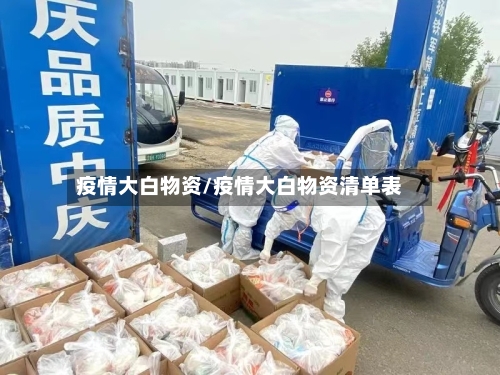 疫情大白物资/疫情大白物资清单表-第2张图片