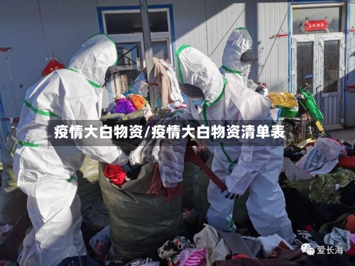疫情大白物资/疫情大白物资清单表
