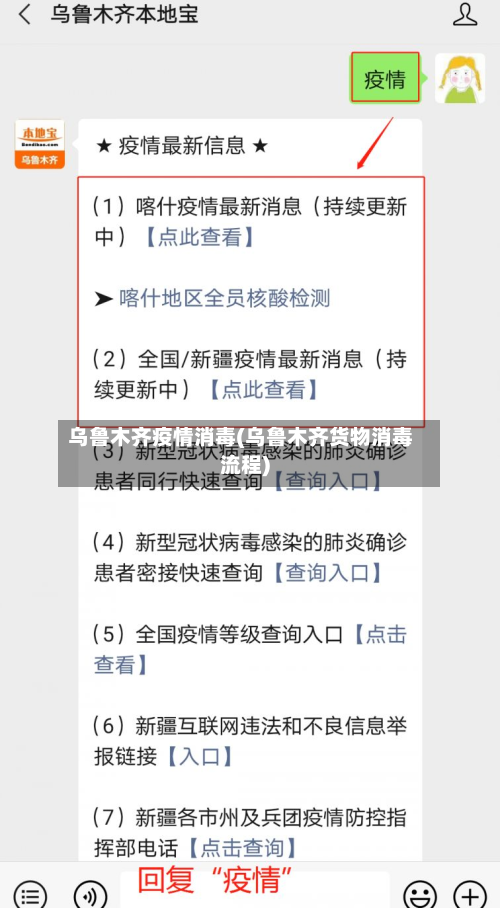 乌鲁木齐疫情消毒(乌鲁木齐货物消毒流程)