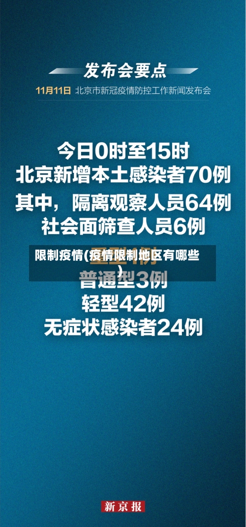 限制疫情(疫情限制地区有哪些)-第2张图片