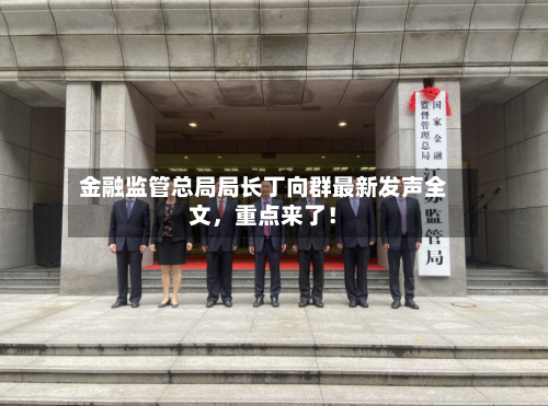 金融监管总局局长丁向群最新发声全文，重点来了！-第2张图片