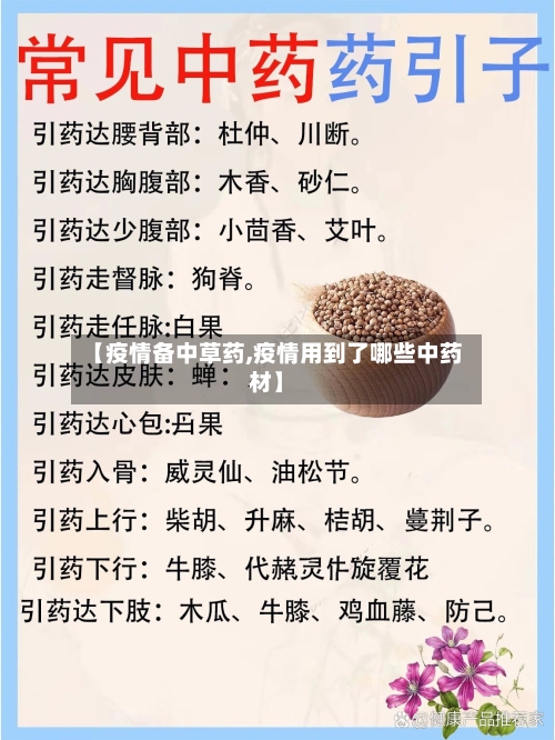 【疫情备中草药,疫情用到了哪些中药材】