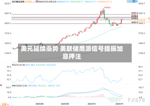 美元延续涨势 美联储鹰派信号提振加息押注