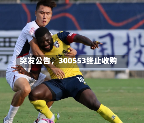 突发公告，300553终止收购