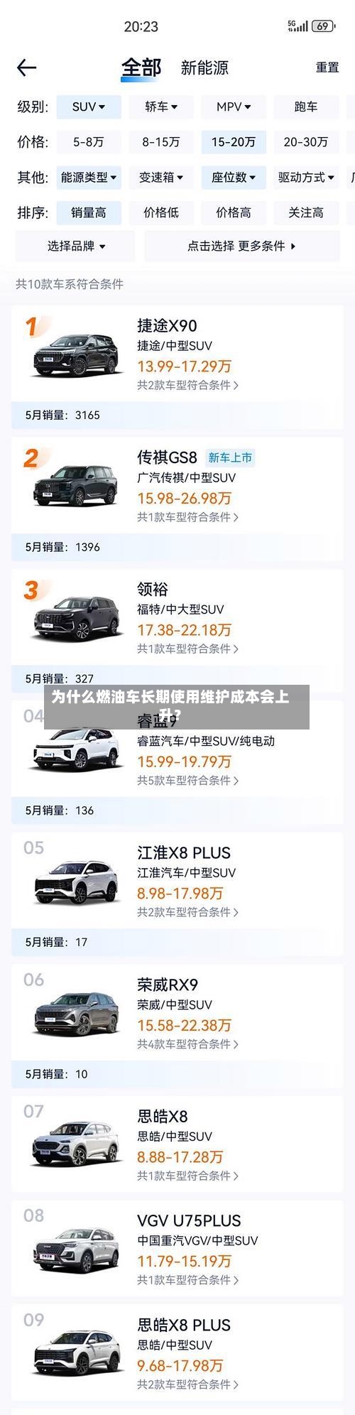 为什么燃油车长期使用维护成本会上升？-第2张图片