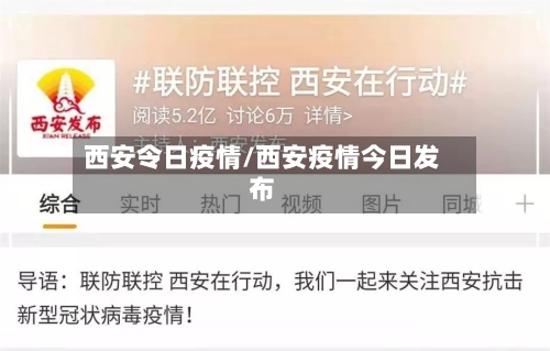 西安令日疫情/西安疫情今日发布
