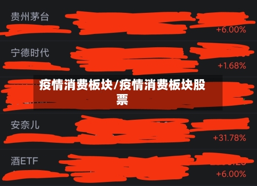 疫情消费板块/疫情消费板块股票