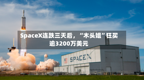 SpaceX连跌三天后，“木头姐	”狂买逾3200万美元-第2张图片
