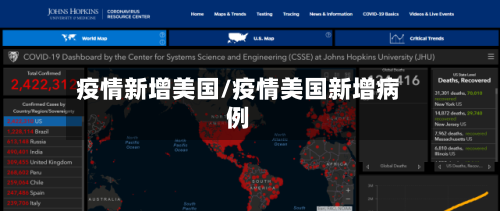 疫情新增美国/疫情美国新增病例