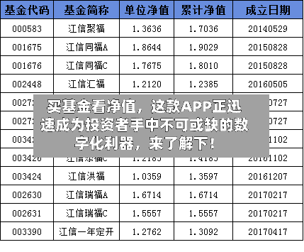 买基金看净值，这款APP正迅速成为投资者手中不可或缺的数字化利器，来了解下！-第2张图片