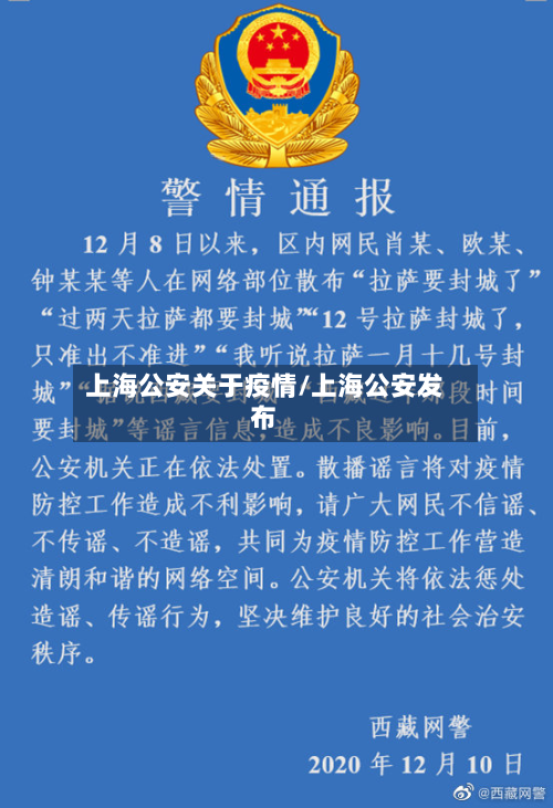 上海公安关于疫情/上海公安发布-第3张图片