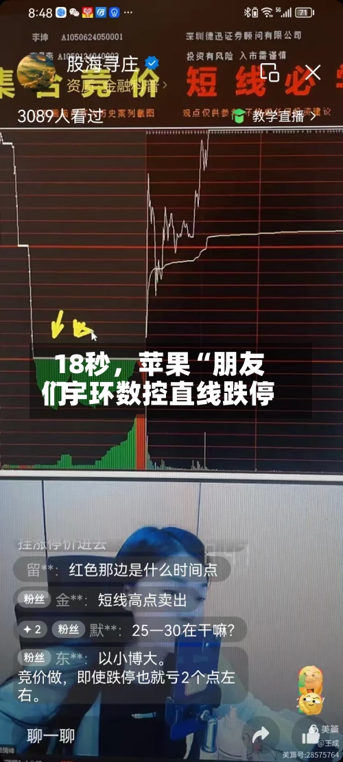 18秒，苹果“朋友们”宇环数控直线跌停-第2张图片