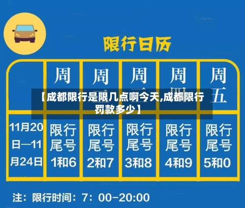 【成都限行是限几点啊今天,成都限行罚款多少】-第3张图片