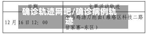 确诊轨迹网吧/确诊病例轨迹-第2张图片