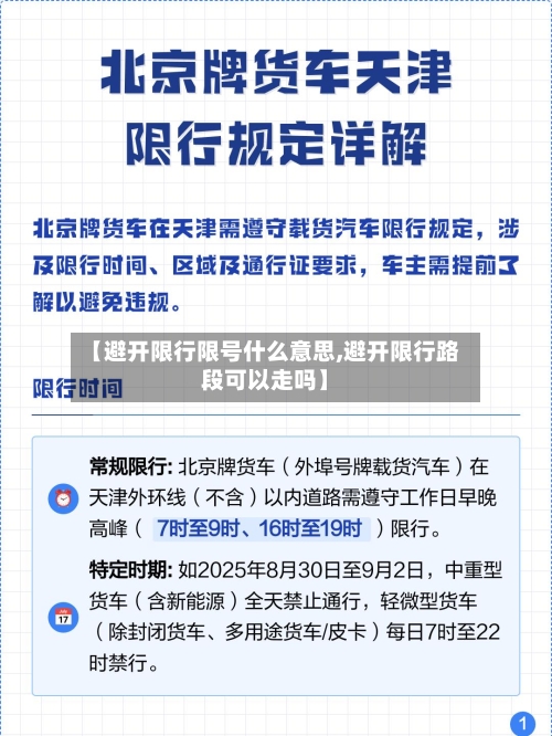 【避开限行限号什么意思,避开限行路段可以走吗】-第3张图片