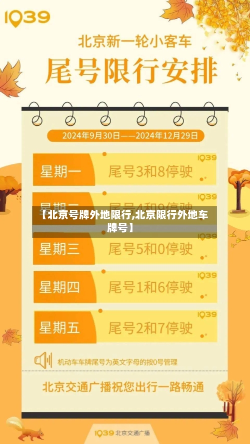 【北京号牌外地限行,北京限行外地车牌号】-第3张图片
