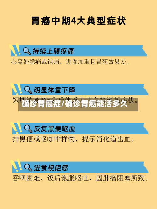 确诊胃癌症/确诊胃癌能活多久-第2张图片